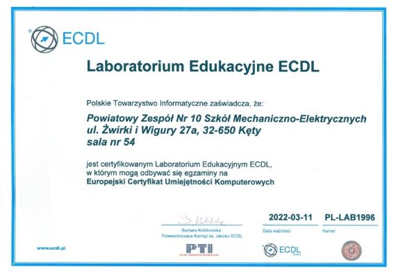 Certyfikat ECDL