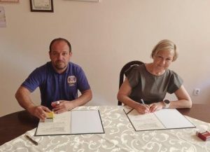 Podpisanie umowy z TS Hejnał w Kętach