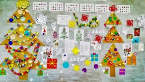 Geometryczne choinki