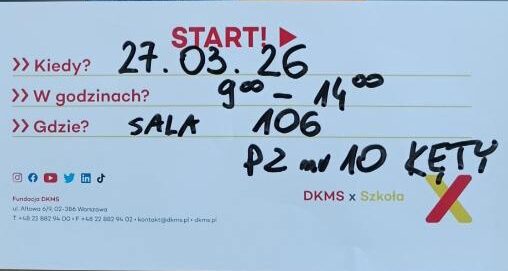 #Komórkomania - zostań Dawcą szpiku