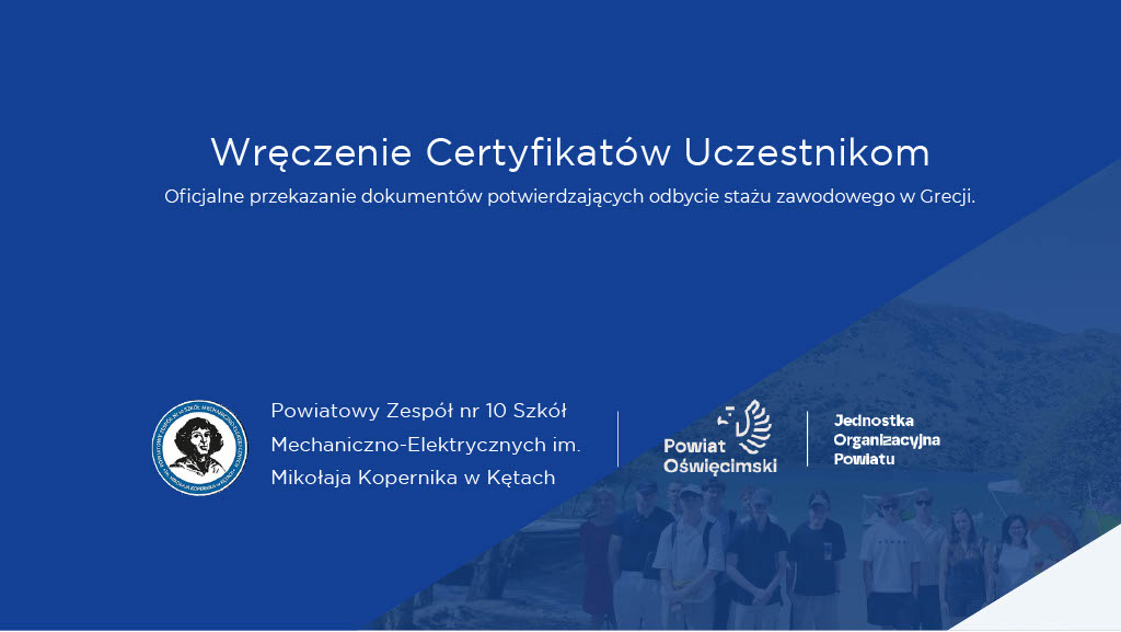 Certyfikaty Erasmus+ dla młodych