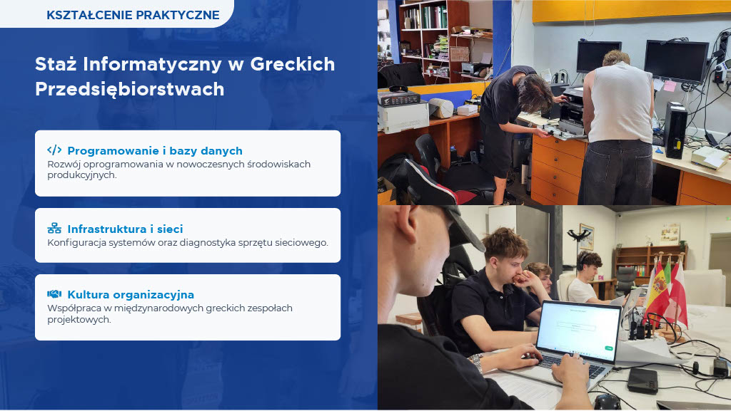 Certyfikaty Erasmus+ dla młodych informatyków „Kopernika”